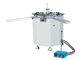 铝门窗气动组角机