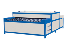 卧式玻璃清洗干燥机